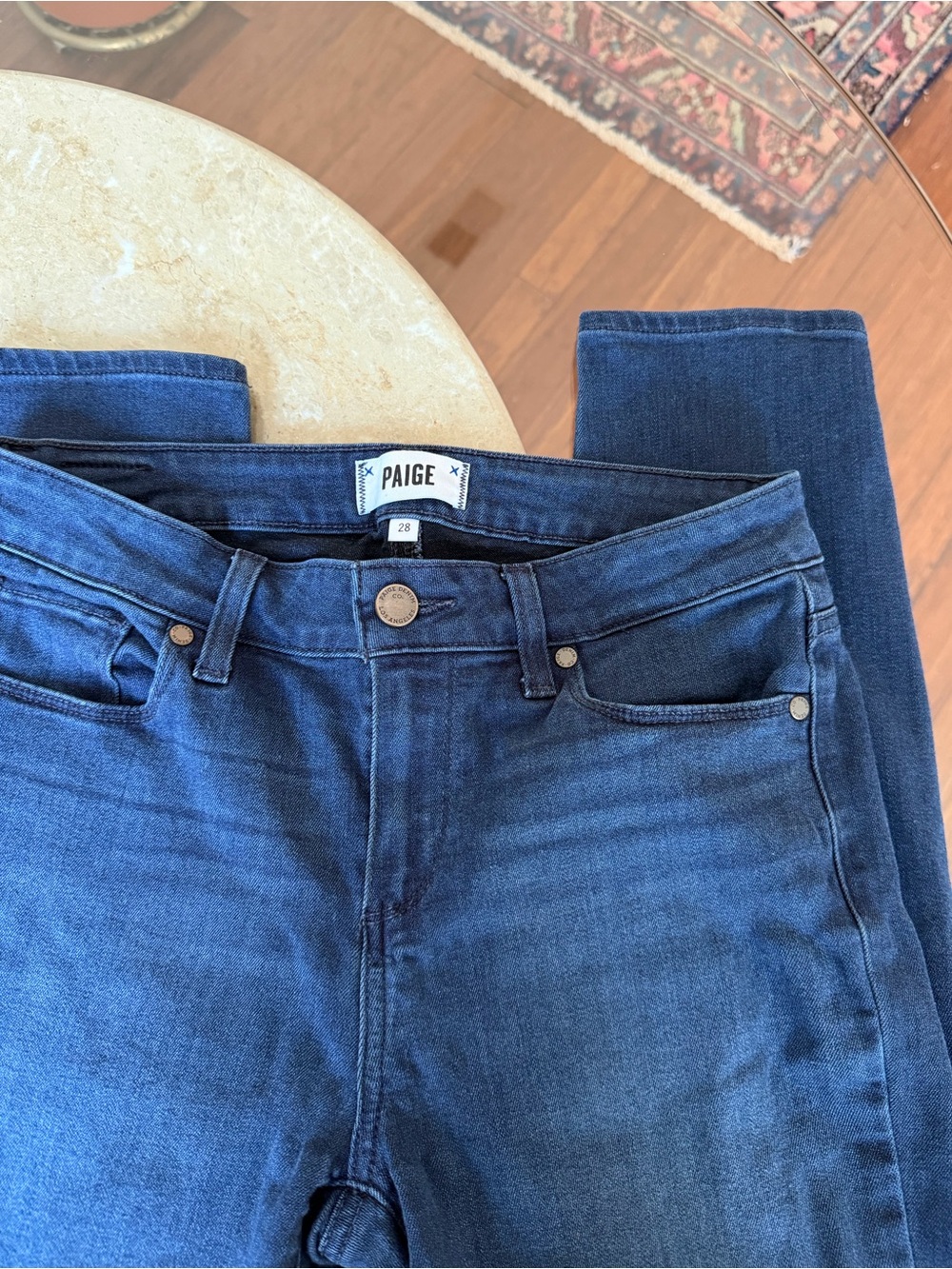Paige Verdugo Ankle Skinny Leg Denim - Picture 2 of 7